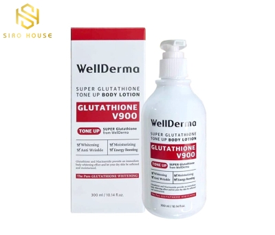 Dưỡng thể trắng da WELLERMA Super Glutathione V900 (300mL)