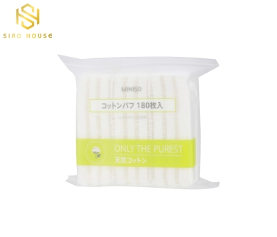 BÔNG TẨY TRANG GÓI MINISO 180 MIẾNG