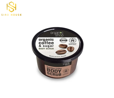 Tẩy tế bào chết toàn thân ORGANIC SHOP #Coffee & Sugar Body Scrub 250mL
