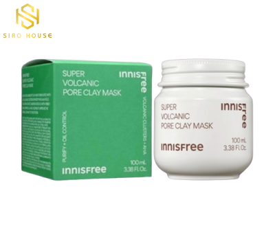 Mặt nạ đất sét tro núi lửa INNISFREE Super Volcanic Pore Clay Mask 100mL