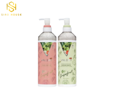 Bộ gội xả bưởi VALERT Plus Grape Fruit 850mL x 2