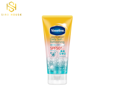 Dưỡng thể chống nắng mát lạnh VASELINE Daily Sun Refreshing Serum SPF50+PA++++ 170mL