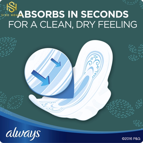 Băng vệ sinh ban đêm ALWAYS Ultra Thin Overnight with Wings (Gói 38 miếng)