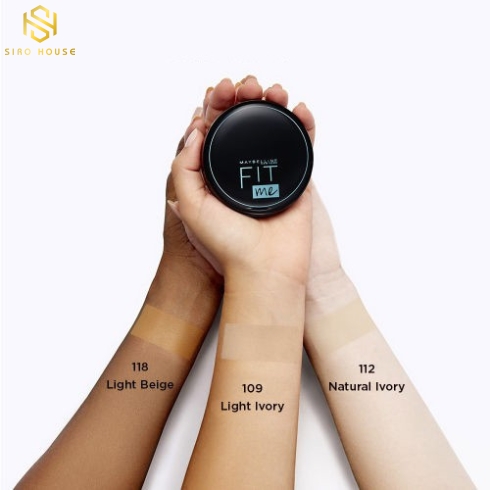 Phấn Nền Maybelline #109 6g Fit Me Matte Poreless Compact Powder SPF28 P