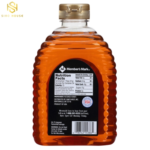 Mật ong tự nhiên MEMBERS MARK Bee Pround Clover 1.13kg