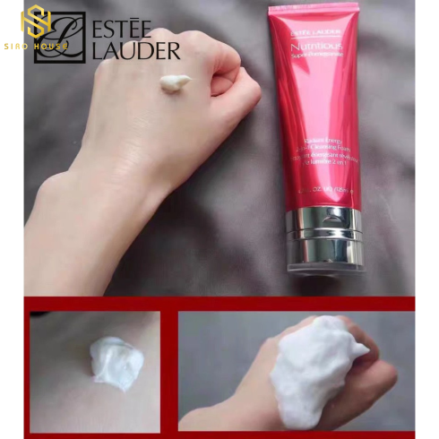 Sữa rửa mặt ESTÉE LAUDERr Nutritious Super Pomegranate Radiant Energy 2 in 1 Cleansing Foam (Lựu Đỏ)