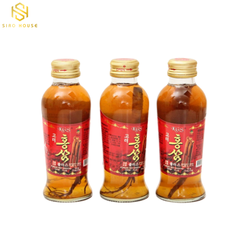 Nước Hồng Sâm Nguyên Củ KGS Hàn Quốc 120ml x 10 Hàn Quốc