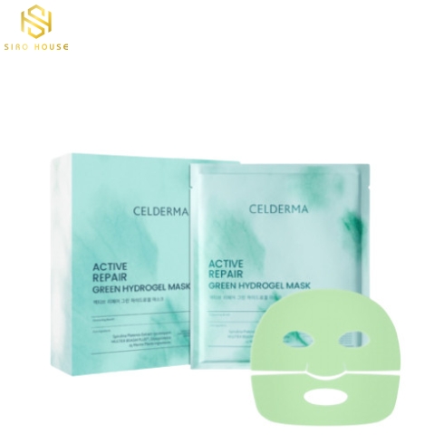 Mặt Nạ Thạch Tảo Xoắn CELDERMA  Active Repair Green Hydrogel Mask