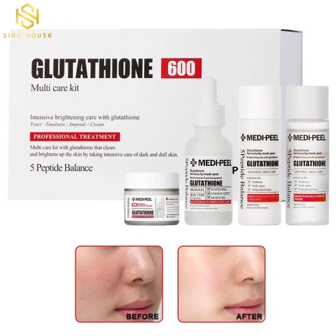 Nước hoa hồng dưỡng trắng da Medi-Peel Bio-Intense Glutathione White Silky Toner 180ml