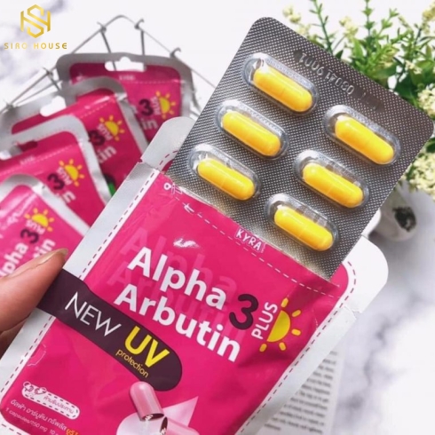 Vỉ thuốc Alpha Arbutin 3PLUS NEW UV PROTECTION Chống Tia UV