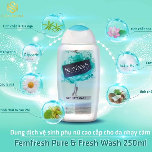 Dung dịch vệ sinh nữ FEMFRESH Active Wash 250ML