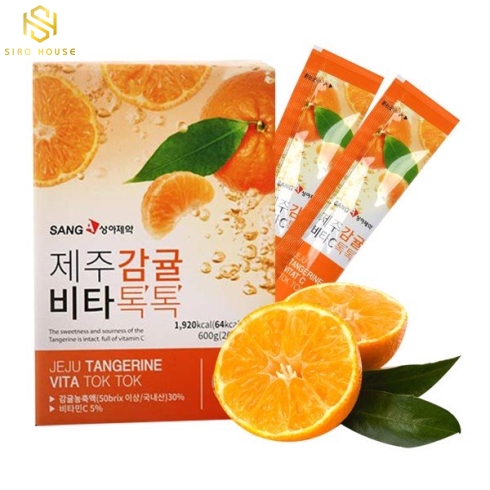 Nước ép quýt giảm cân SANGA Jeju Tangerine Vita Tok Tok	
