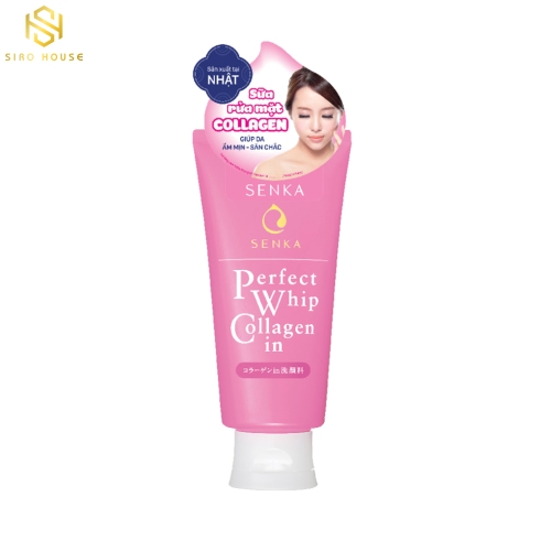 Sữa rửa mặt SENKA Collagen (120g) MẪU MỚI