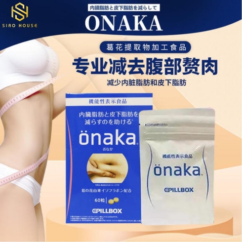 Viên uống giảm mỡ bụng ONAKA Pillbox 60v