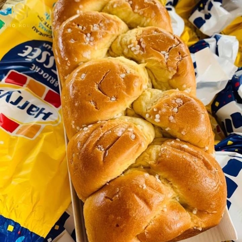 Bánh mì hoa cúc HARRYS Brioche Tresée 500g 