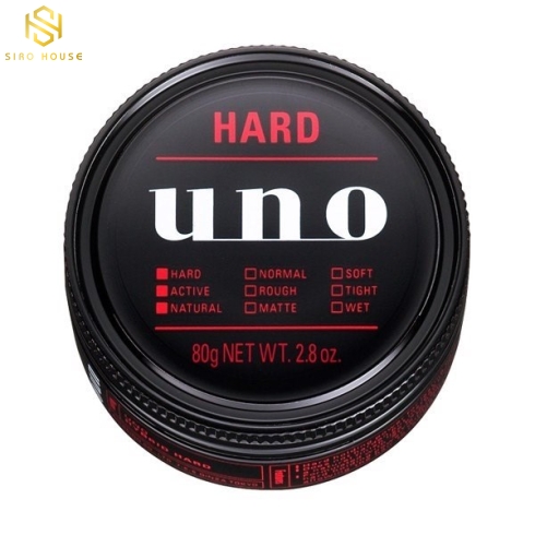 Wax Tạo Kiểu Tóc UNO Hard Giữ Nếp Tự Nhiên 80g