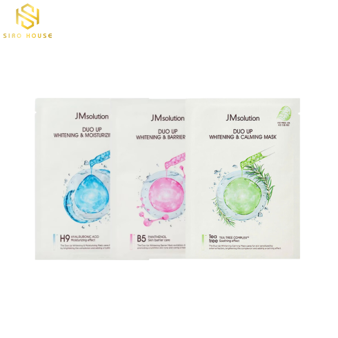 Mặt Nạ Dưỡng Da JMSOLUTION Duo Up 30mL (B5 Whitening & Barrier, H9 Whitening & Moisturizing, Tea Tree Whitening & Calming)