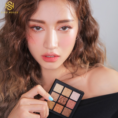 Bảng phấn mắt dạng nhũ 3CE Multi Eye Color Palette #All-Nighter