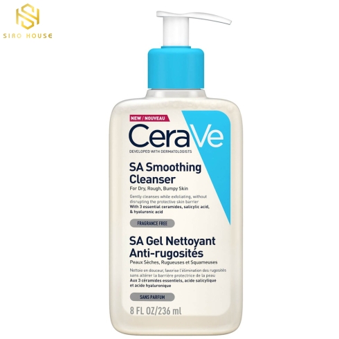 Sữa rửa mặt CERAVE #SA Gel Nettoyant Anti-Rugosite 236mL
