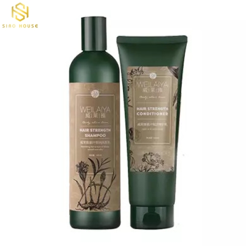 Bộ dầu gội xả nước gừng thuốc bắc Weilaiya có nguồn gốc 100% thiên nhiên
