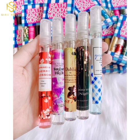 Set xịt thơm mini BATH & BODY WORKS 7mL x 5