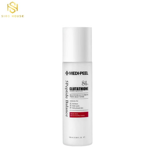 Nước hoa hồng dưỡng trắng da Medi-Peel Bio-Intense Glutathione White Silky Toner 180ml