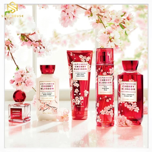 Sữa tắm BATH AND BODY WORKS Works Japanese Cherry 295mL