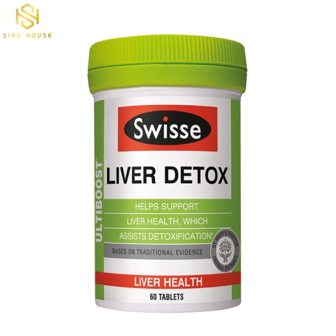 Viên Uống Thải Độc Gan SWISSE Liver Detox Úc 120 Viên