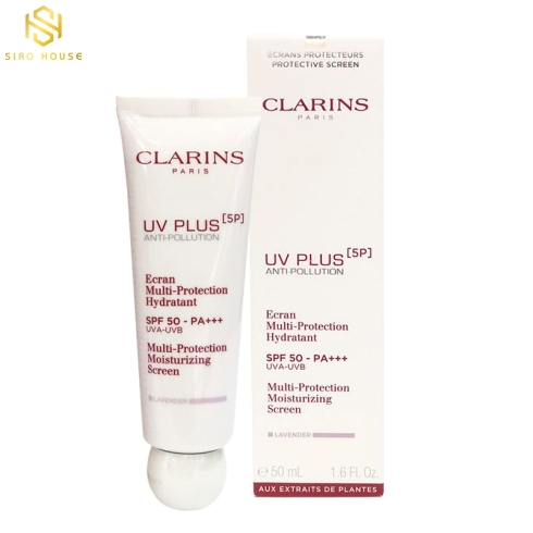 Kem chống nắng CLARINS UV Plus Anti-Pollution Rosy Glow Pháp (Mẫu Mới)