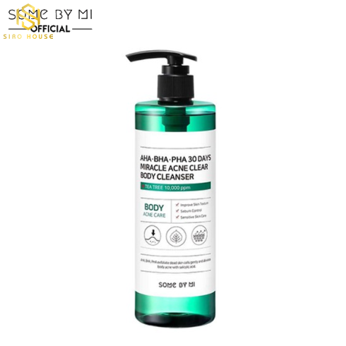 Sữa tắm trị mụn SOME BY MI AHa-BHA-PHA 30 DAYS Miracle Ace Clear Body Cleanser 400g