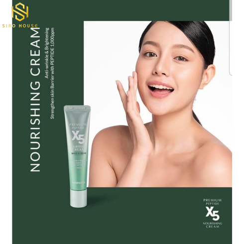 KEM DƯỠNG PEPTIDE X5 TRẮNG DA, CHỐNG LÃO HÓA, NÂNG CƠ, GIẢM NHĂN, TRẺ HÓA DA (PREMIUM PEPTIDE X5 NOU