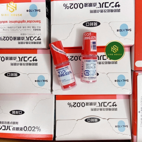 Thuốc nhỏ mắt Sancoba CHỮA CẬN THỊ - Chống mỏi mắt số 1 Nhật Bản