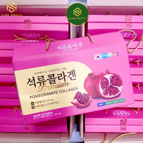 Tinh chất collagen lựu Premium Pomegranate Collagen 20 gói x 50mL