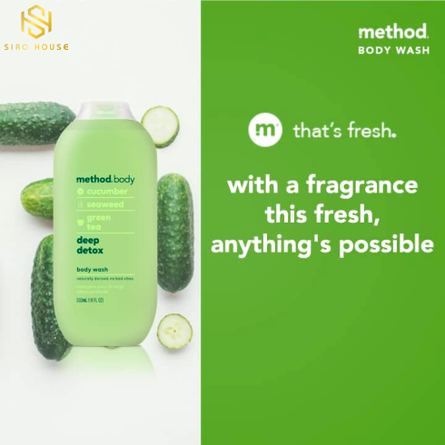 Sữa tắm METHOD Body Green Tea Xanh lá 532mL