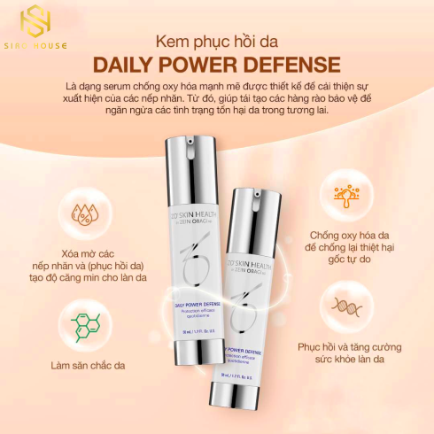 Kem phục hồi da ZO Skin Healthy Daily Power Defense 50mL