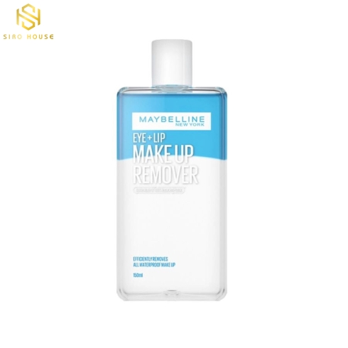 Nước tẩy trang mắt môi MAYBELLINE New York Eye & Lip Make Up Remover (150mL) MẪU MỚI
