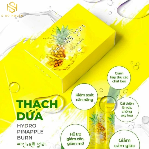 Thạch dứa giảm cân Max Healthy Hydro Pineapple Burn 