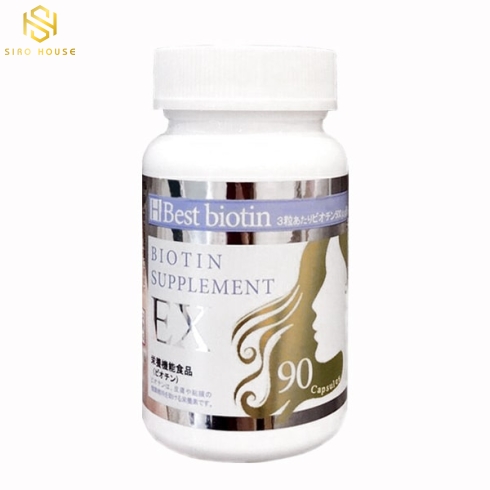 Viên uống kích thích mọc tóc BEST BIOTIN SUPPLEMENT EX 60 viên
