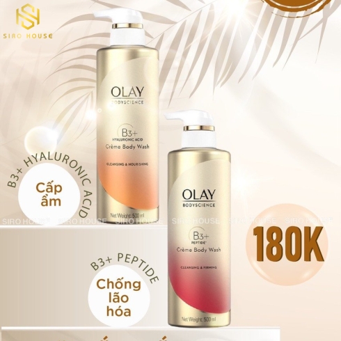 SỮA TẮM OLAY B3 HYALURONIC