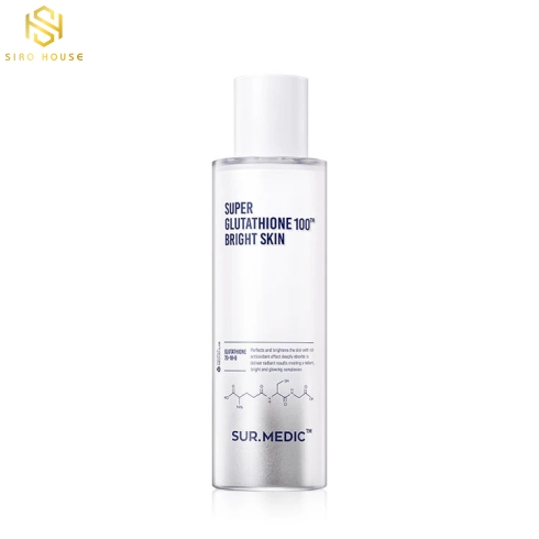 Nước hoa hồng dưỡng trắng da SUR.MEDIC + Super Glutathione 100 Bright Skin (145ml)