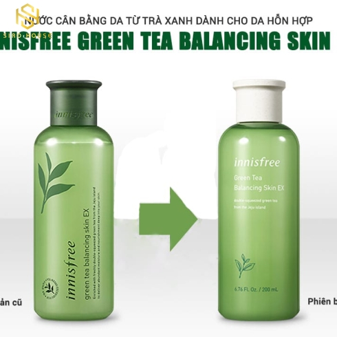 Nước hoa hồng trà xanh Innisfree Green Tea Balancing Skin