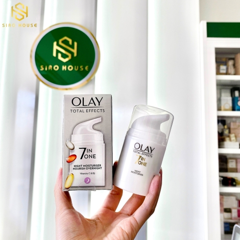Kem dưỡng OLAY Total Effects Anti-Ageing 7in1 Night Firming Moisturiser 50mL  