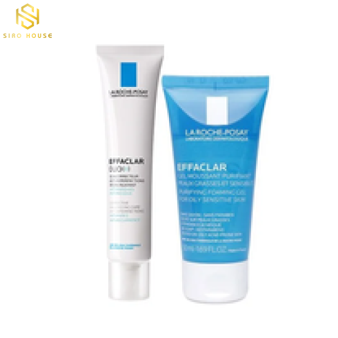 Set kem dưỡng LA ROCHE-POSAY Effaclar Duo (+) 40ml + Srm LA ROCHE-POSAY 50ml
