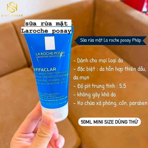 Set kem dưỡng LA ROCHE-POSAY Effaclar Duo (+) 40ml + Srm LA ROCHE-POSAY 50ml