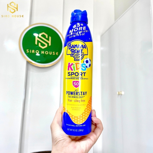 Kem chống nắng an toàn cho bé từ 6 tháng - Banana Boat Kids SPF 50