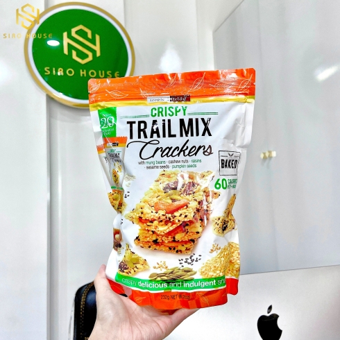 Bánh ngũ cốc giòn TROPICAL FIELDS Crispy Trail Mix Crackers 232g