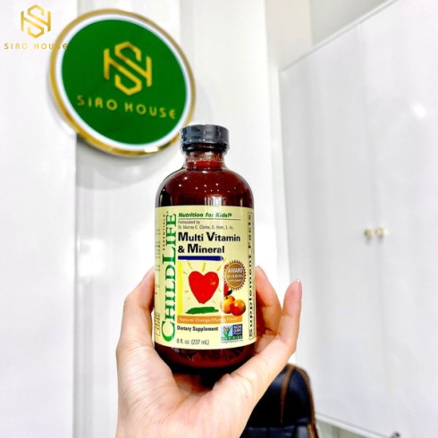 Vitamin nước tổng hợp CHILDLIFE Multi Vitamin & Mineral 237mL