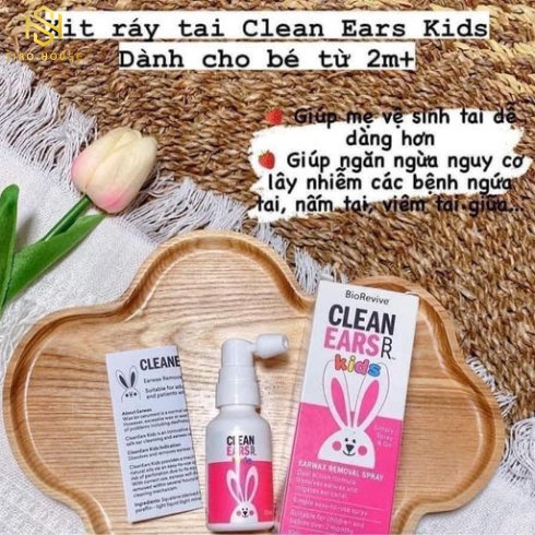 Xịt tan ráy tai CLEAN EARS KIDS 30mL