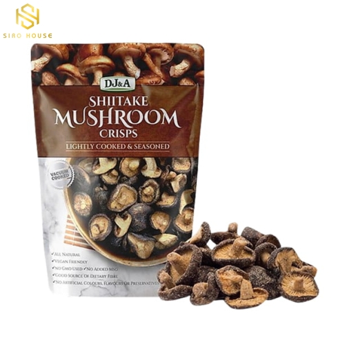 Snack nấm DJ&A Shiitake Mushroom Crisps 150g	