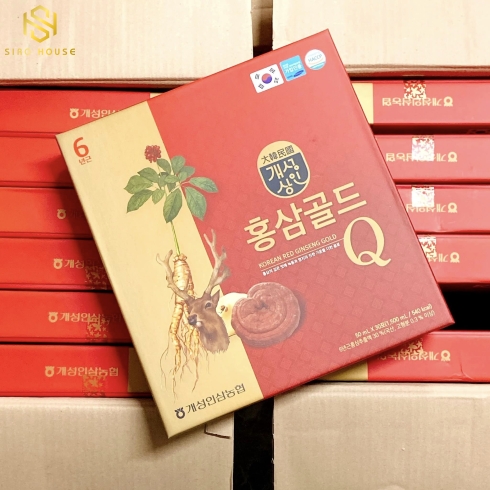 Nước hồng sâm nhung hươu linh chi NONGHYUP Korean Red Ginseng Gold Q 50mL x 30gói